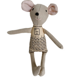 8" Sand Science Mouse in Buttercream Yellow