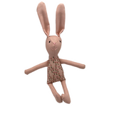 8" Pink Tulip Bunny in Pink
