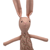 8" Pink Tulip Bunny in Pink
