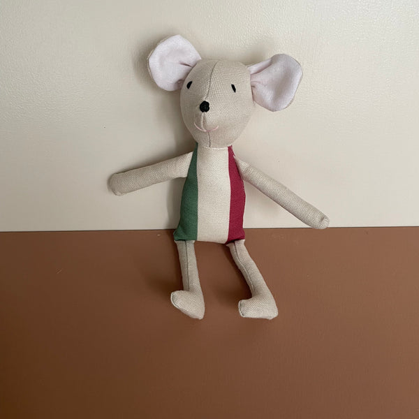 8" Sand Italian Flag Mouse