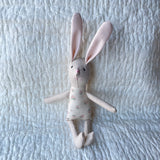 8" Sand Strawberry Bunny in White Berry