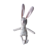 8" Sand Strawberry Bunny in White Berry