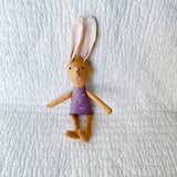 8" Honey Bee Bunny in purple