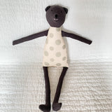 18" Dark Gray Sweet Gum Ball Bear in Mint