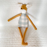 18" Honey Fence Fox in Teal