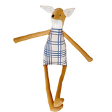 18" Honey Fence Fox in Blue