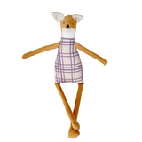 18" Honey Fence Fox in Purple