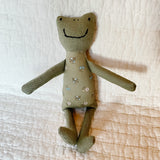 8" Green Happy Blueberry Frog in Damp Green