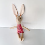 8" Tan Comfrey Bunny in Mauve