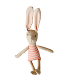 8" Sand Kale Stripe Bunny in Pink