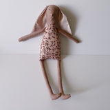 18" Rosewood Rose Patch Rabbit in Pale Pink
