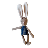 8" Rosewood Snowshoe Bunny