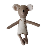 8" Rosewood Maple Seed Mouse in Cream