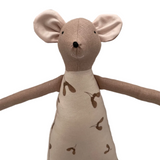 18" Rosewood Maple Seed Mouse in Cream