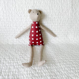 18" Tan Barnacle Bear in Berry