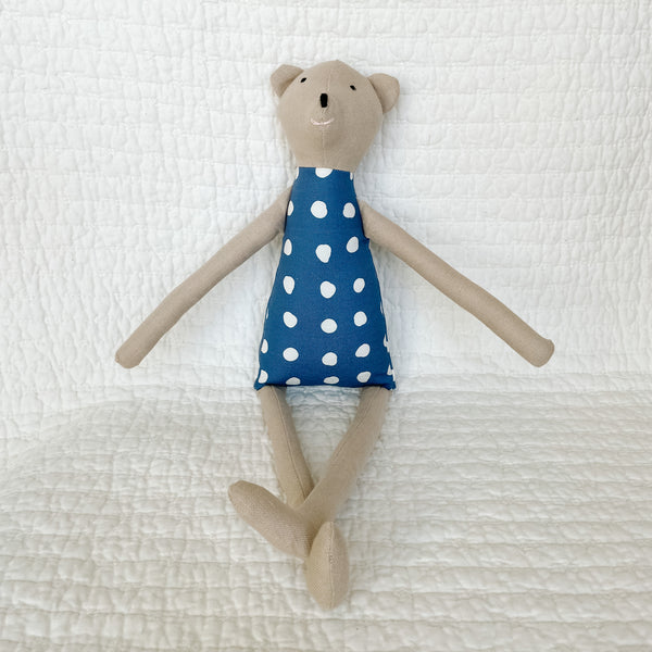 18" Blue Barnacle Bear
