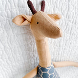 22” Honey North Giraffe in Blue