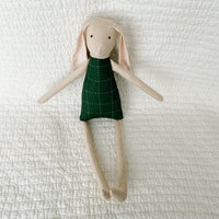 18" Sand Mr. Rabbit in Green