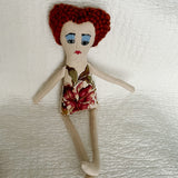 Queen of Hearts Art Doll