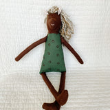 18" Brown Green Horse