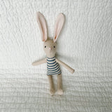 8" Sand Kale Stripe Bunny in Blue