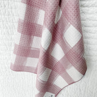 Gingham Pink Towel