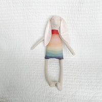 18" Sand Rainbow Rabbit