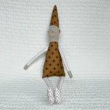 Dotty Gold and Red Star Elf