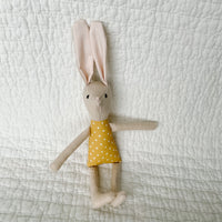 8" Sand Carnation Bunny in Yellow