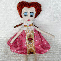 Queen of Hearts Art Doll