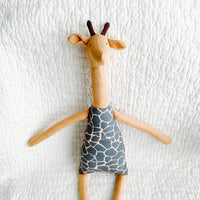 22” Honey North Giraffe in Blue