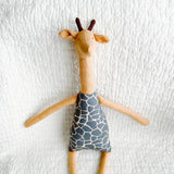 22” Honey North Giraffe in Blue