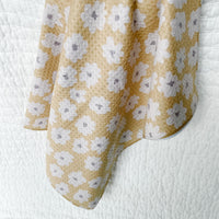 Yellow Sunshine Floral Towel