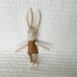 8" Sand Carnation Bunny in Brown